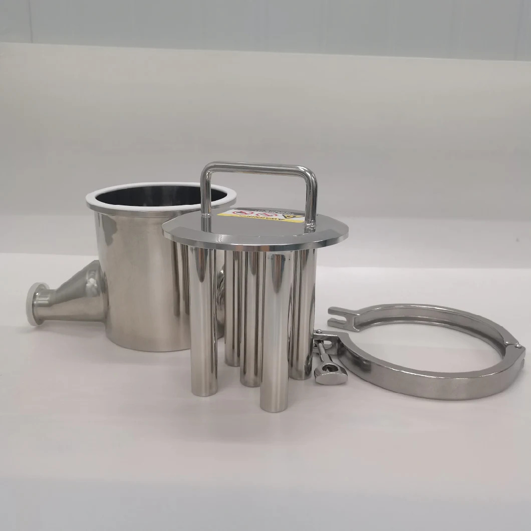 Hopper Neodymium Material Strong Magnet Clamp 12000 GS Flange Grate Bar Rod Grid Separator Oil Food Filter Liquid Magnetic Trap
