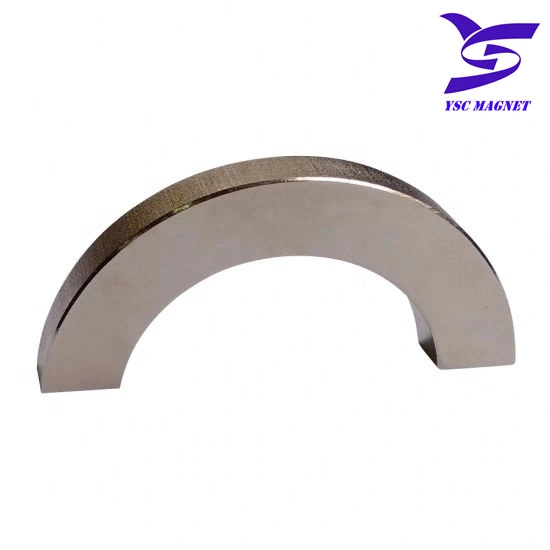 High Power Curved Magnets Low Rpm Neodymium Arc Magnets Neodimium Magnet for Hub Motor, High Precision and Cost Performance