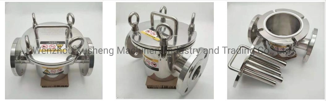Stainless Steel Magnet Liquid Line Magnetic Trap for Chemical Industry