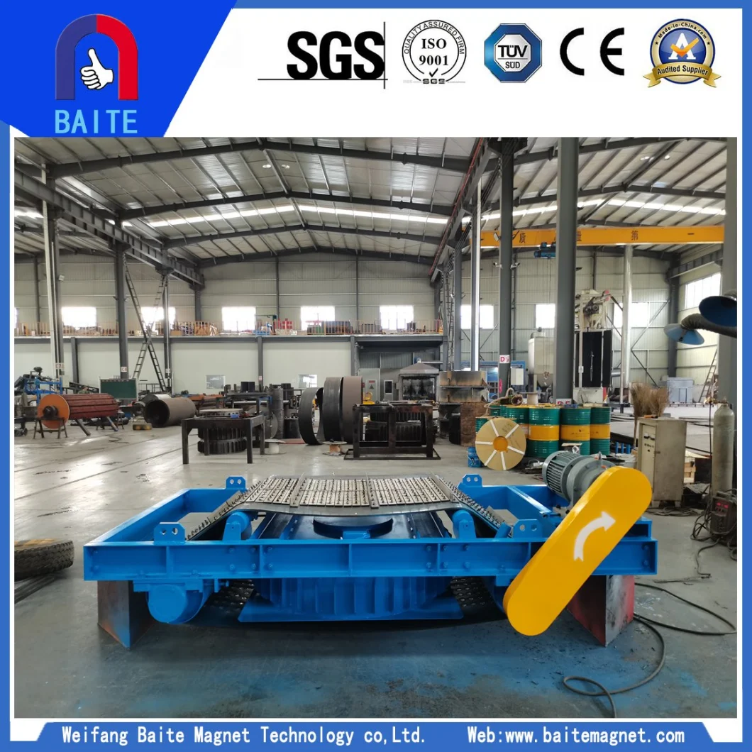 Rcdd Series Self Cleaning Over Belt Electric Magnetic Iron Separator in Coal Handling/Mining/Cement/Chemical/Power Plant