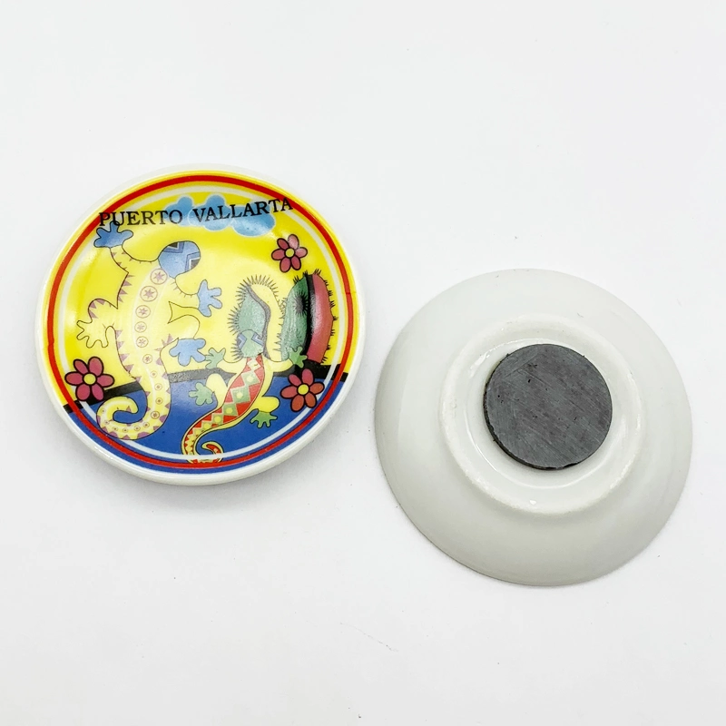Ceramic Plate Fridge Magnet Photo Magnet Tourist Souvenirs Magnet