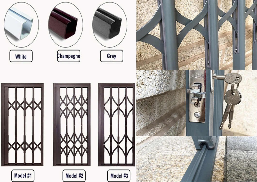 New Design Burglar Proof Aluminium Sliding Window Grill Design Price