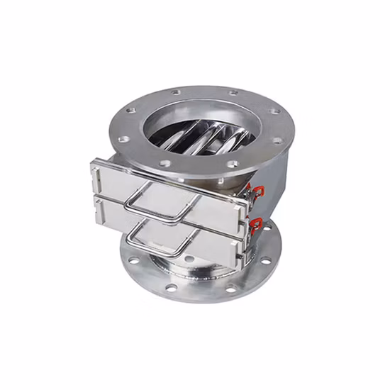 Two Layers Easy Clean Drawer Magnets for Dry Powder on-Site Automatic Unloading Box Grille