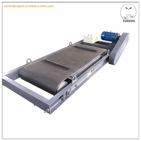 Suspended Self Cleaning Permanent Cross Belt Magnet Separator for Conveyor Belt