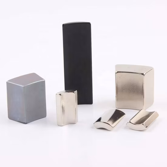 N40h N42sh N48sh Permanent Starter Motor Machine Rare Earth Arc Curved Sector Neodymium Magnet for Motor Rotor Generator