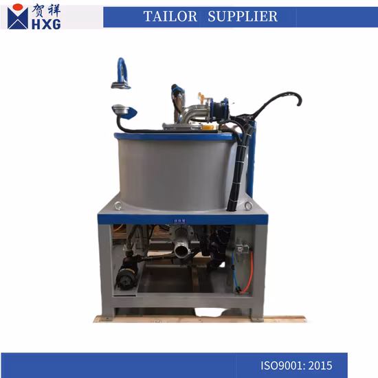 Manual Slip Glaze Clay Iron Remover Magnetic Separator