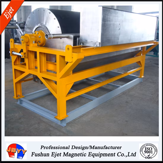 Wet Drum Magnetic Separator Used in Sand Iron Removing, Wet Type Mineral Processing Magnetic Drum Separator