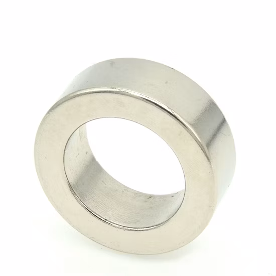 Neodymium Magnet Ring Shape N38 Grade Nickel Coating NdFeB Magnetic Materials