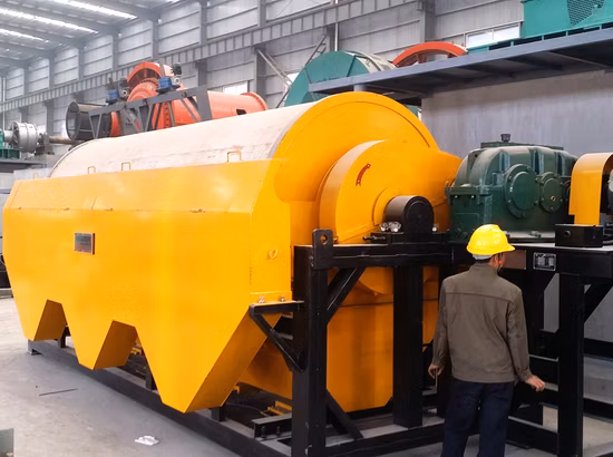Iron Ore Processing Wet Magnetic Drum Separator for Preconcentration