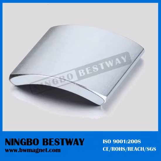 High Power Curved Magnets Low Rpm Neodymium Arc Magnets Neodimium Magnet for Hub Motor, High Precision and Cost Performance
